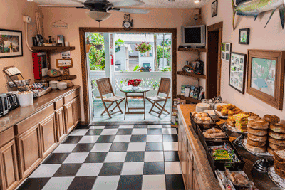 The amenities at our Key West Florida Bed & Breakfast include: Extended Continental Breakfast and much more.